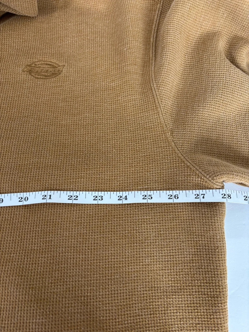 2XL Dickies Men’s Zip-Up Hooded Sweater Jacket in Tan Brown